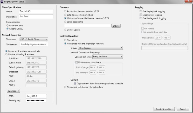 https://www.brightsignnetwork.com/download/Software/screenshots/Tools-Setup.JPG